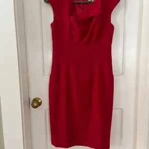 Ava Aiden Dresses Ava Aiden Asymmetrical Collar Cocktail